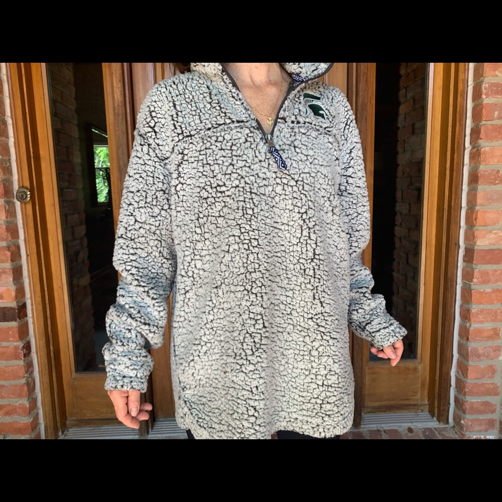 MSU Sherpa Quarter Zip Sweatshirt